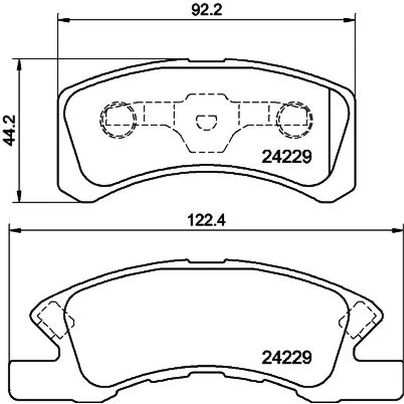 DON Front Brake Pad Set PCP1524