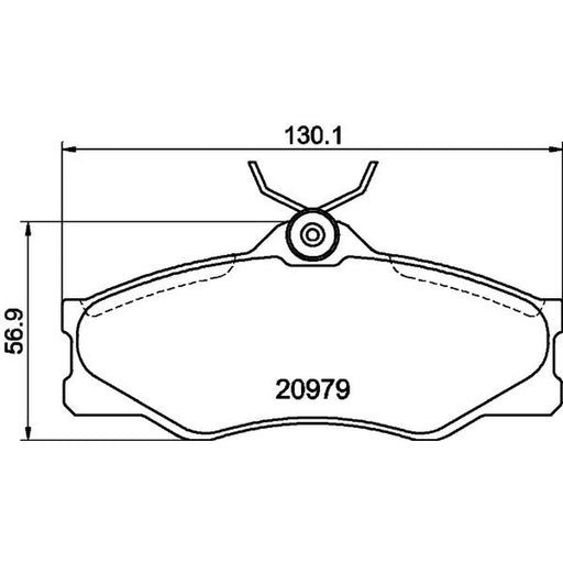 DON Front Brake Pad Set PCP1673