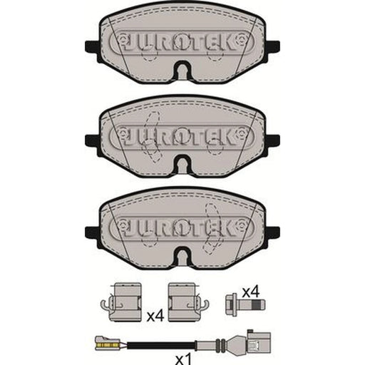 Juratek Front Brake Pad Set JCP4058