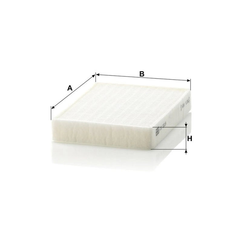 MANN-FILTER Cabin Air Filter (Pollen Filter) behind the glove compartment CU 1519