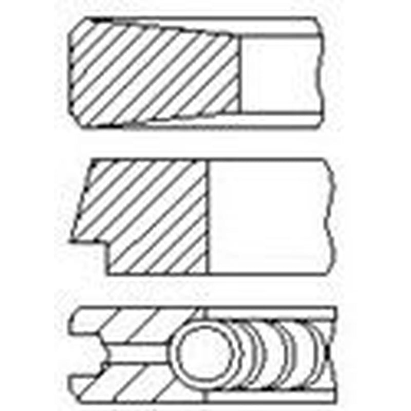 FAI Piston Ring Kit (1CYL) PR37-000 0640.V8 PR37-000