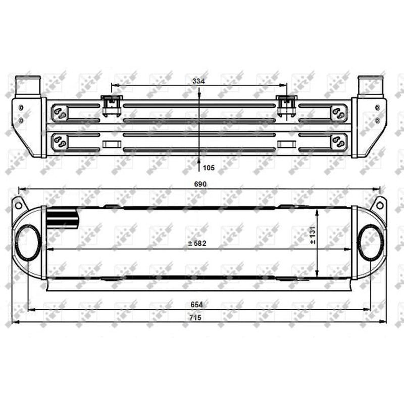 NRF Intercooler (Charge Air Cooler) 30919