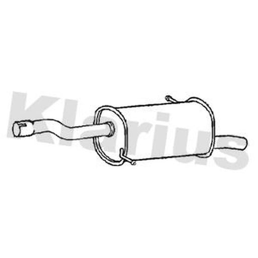 Klarius Box With Tail Pipe Rear CN903M