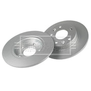 Borg & Beck 2 x Solid Rear Brake Discs BBD5663
