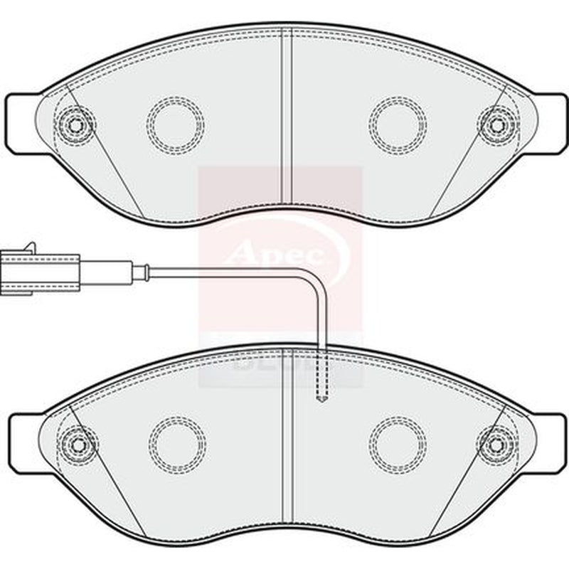 Apec Front Brake Pad Set PD3354