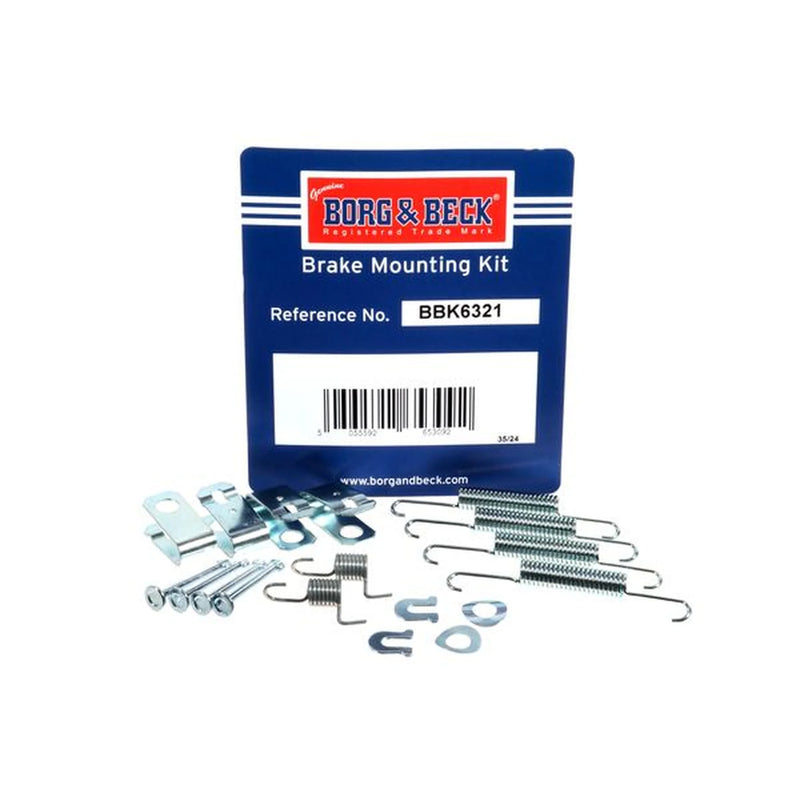 Borg & Beck Parking Brake Shoe Accessory Kit Rear BBK6321