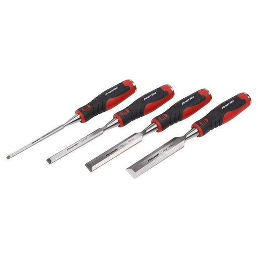 Sealey Hammer-Thru Wood Chisel 4pc Set AK9239 Sealey  - Town Parts