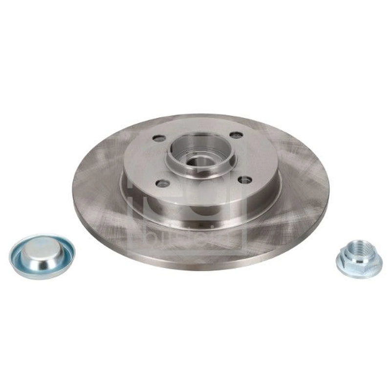 Febi 2 x Solid Rear Brake Discs 27201