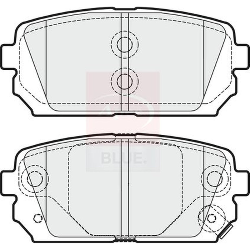 Apec Rear Brake Pad Set PD3235