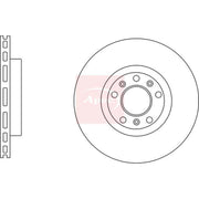 Apec 2 x Vented Front Brake Discs DSK3130