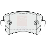 Apec Rear Brake Pad Set PAD1655B