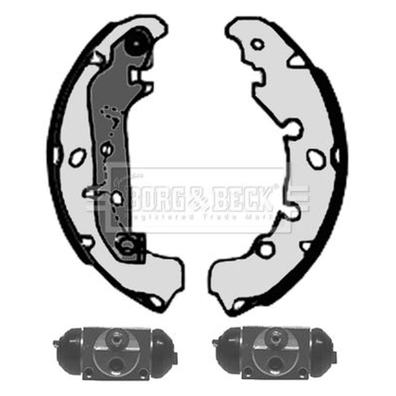Borg & Beck Brake Shoe Set Axle Kit BBS1122K