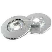 Borg & Beck 2 x Vented Front Brake Discs BBD5554