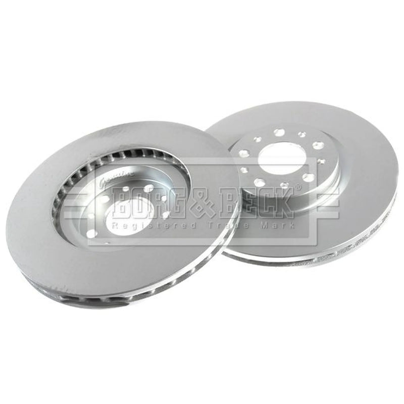 Borg & Beck 2 x Vented Front Brake Discs BBD5554