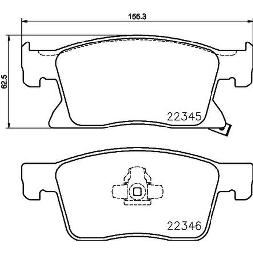 DON Front Brake Pad Set PCP1896
