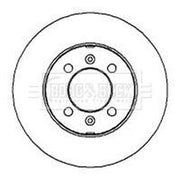 Borg & Beck 2 x Front Brake Discs BBD4204