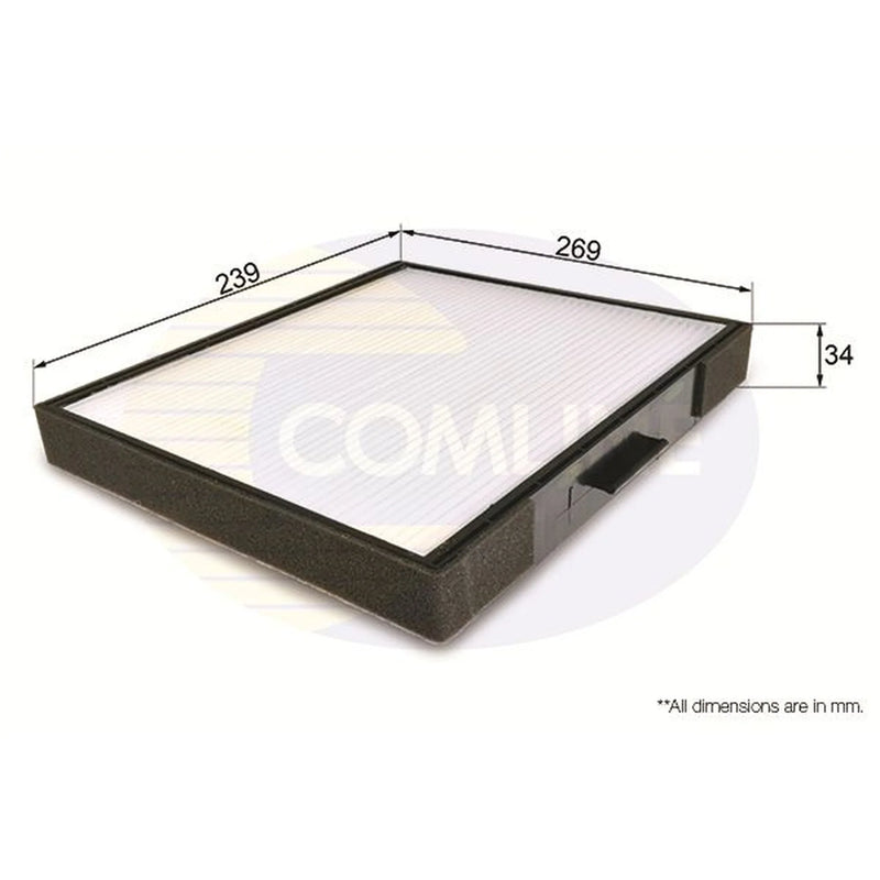Comline Cabin Air Filter (Pollen Filter) EKF208