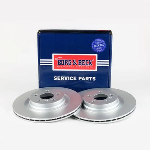 Borg & Beck 2 x Vented Rear Brake Discs BBD5611