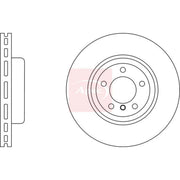 Apec 2 x Vented Front Brake Discs DSK2848