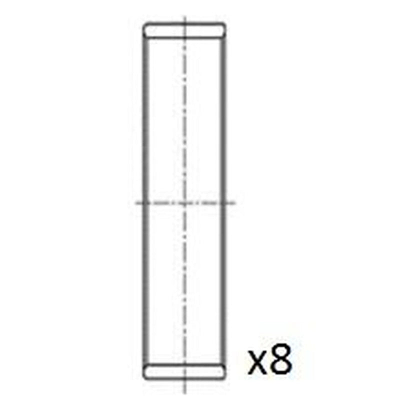 FAI Big End Bearing Set 50. BB2043-STD