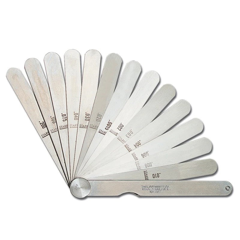 Starrett 467M Feeler Gauge 13 Piece Set 0.04-5mm - CX577