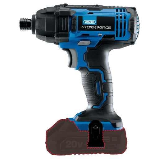 Draper Storm Force 20V Cordless Impact Driver (Sold Bare) 89520 Draper  - Town Parts