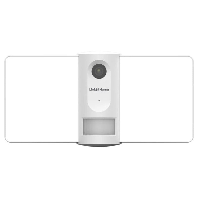 Link2Home Outdoor Smart Floodlight Camera 2K 4MP White - L2H-FLOODCAM2WH
