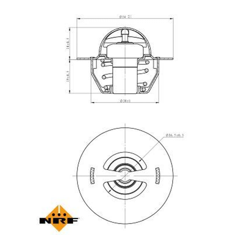 NRF Thermostat,Coolant 725129
