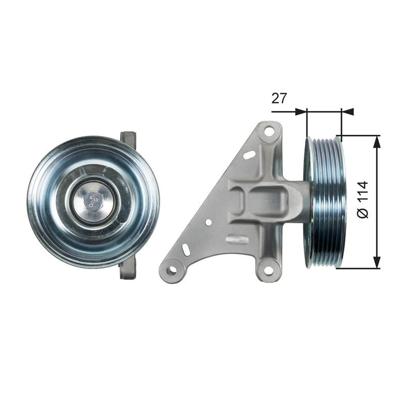 Gates V-Ribbed Belt Deflection/Guide Pulley T36429