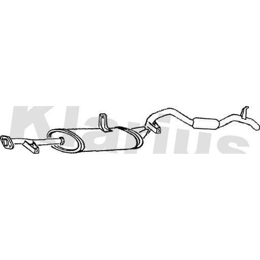 Klarius Box With Tail Pipe Rear SZ41X
