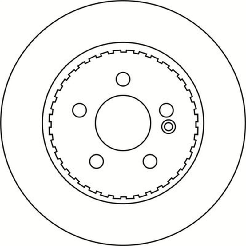 Abtex 2 x Vented Rear Brake Discs BD2011V