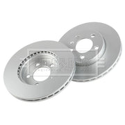 Borg & Beck 2 x Vented Front Brake Discs BBD5524