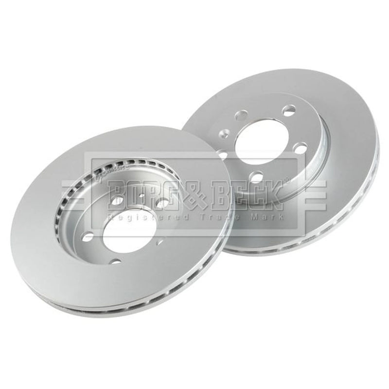 Borg & Beck 2 x Vented Front Brake Discs BBD5524