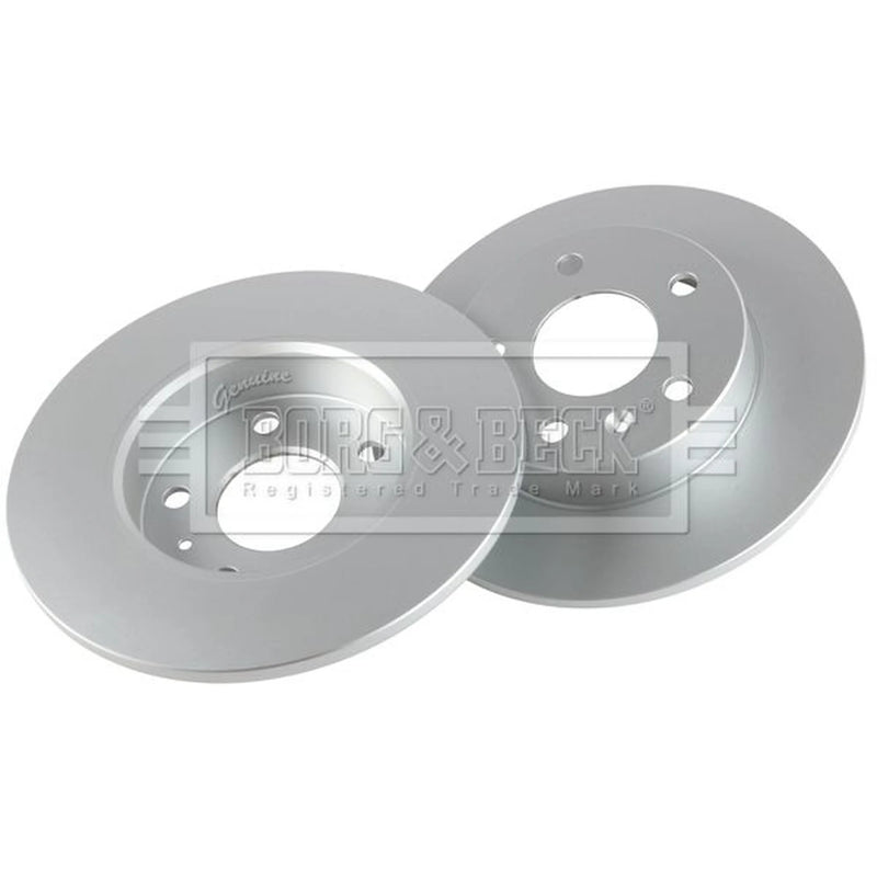 Borg & Beck 2 x Rear Brake Discs BBD4114