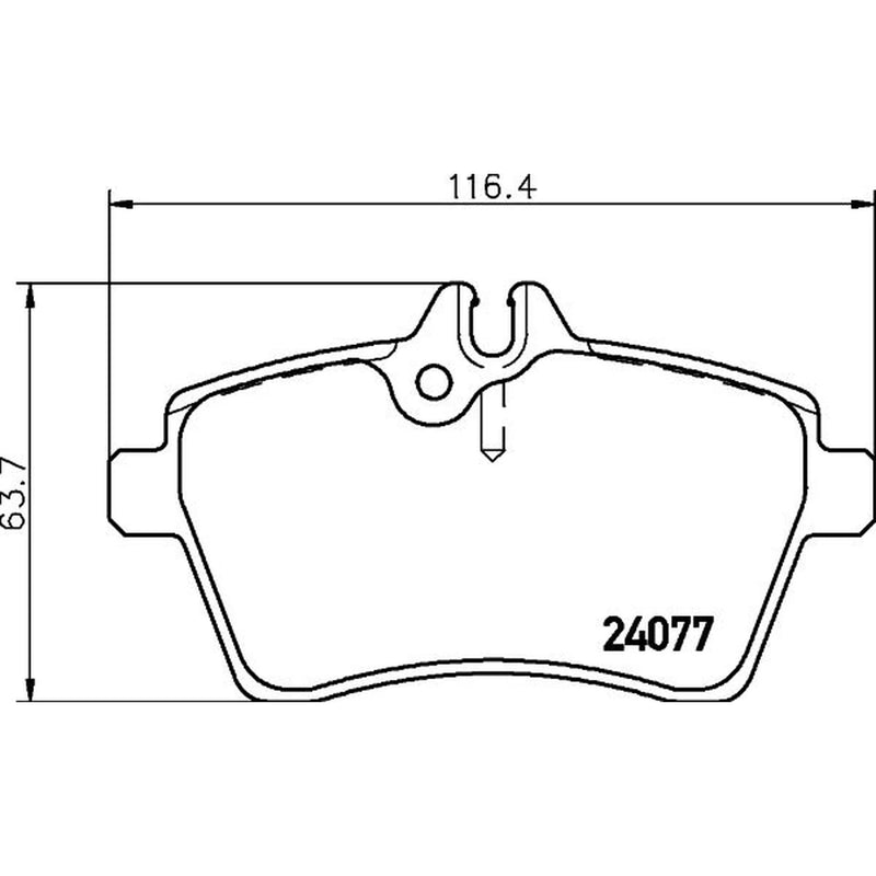 DON Front Brake Pad Set PCP1128