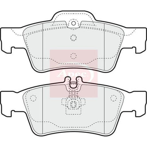 Apec Rear Brake Pad Set PAD1322