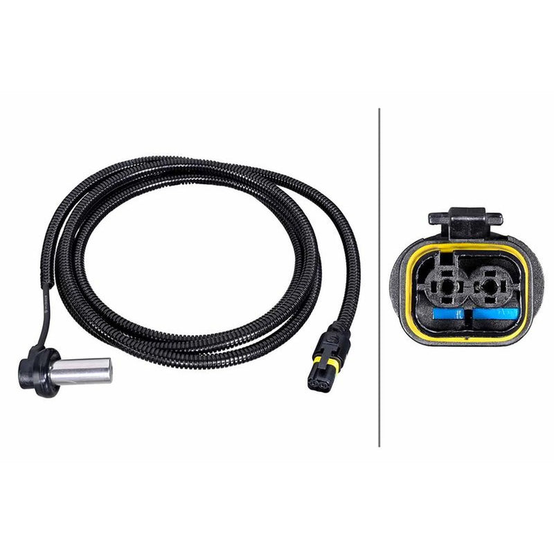 Hella ABS Wheel Speed Sensor Front Right 6PU 230 052-091