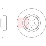 Apec 2 x Solid Rear Brake Discs DSK2326