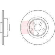 Apec 2 x Solid Rear Brake Discs DSK2326