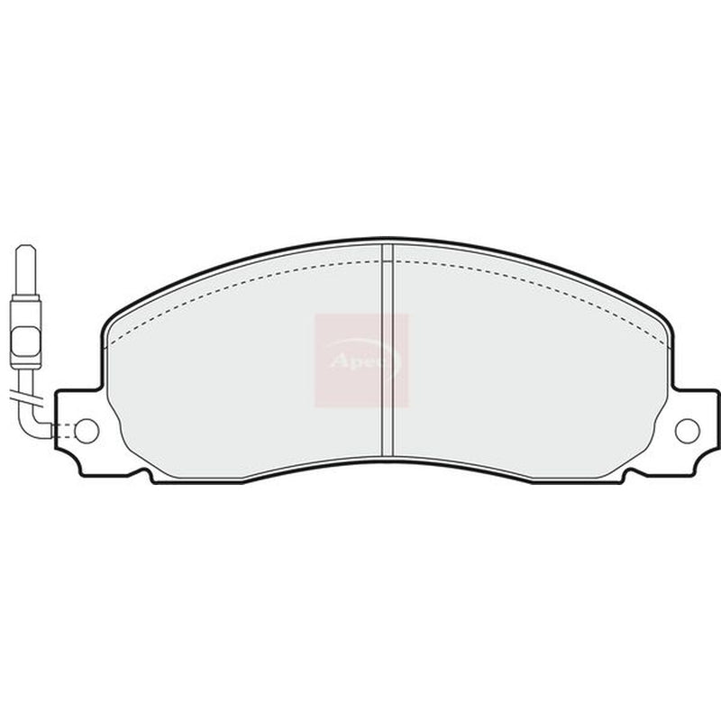 Apec Front Brake Pad Set PAD489