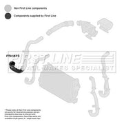 First Line Intercooler Turbo Charge Air Hose FTH1573