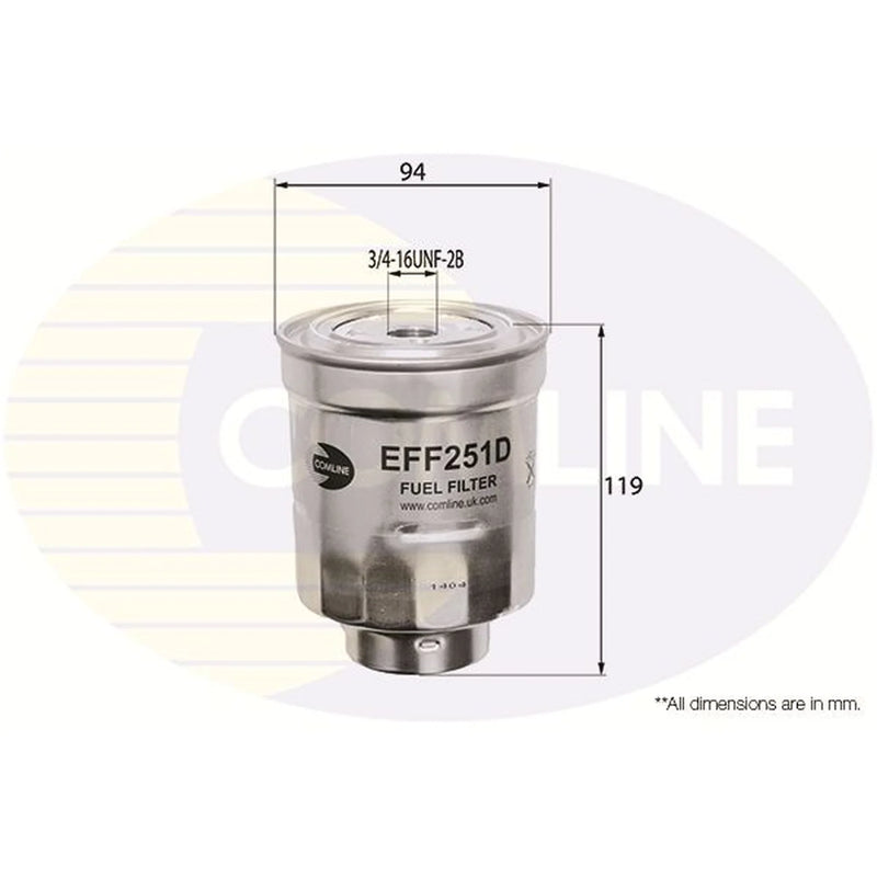 Comline Fuel Filter Element EFF251D