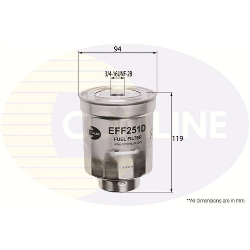 Comline Fuel Filter Element EFF251D