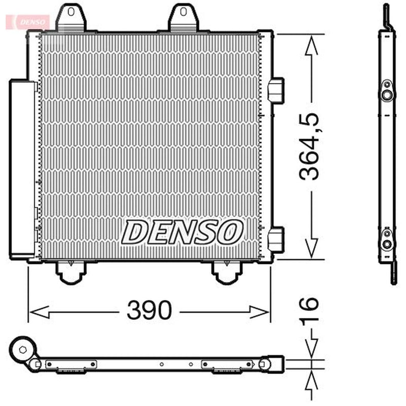 Denso Air Conditioning Condenser DCN21033