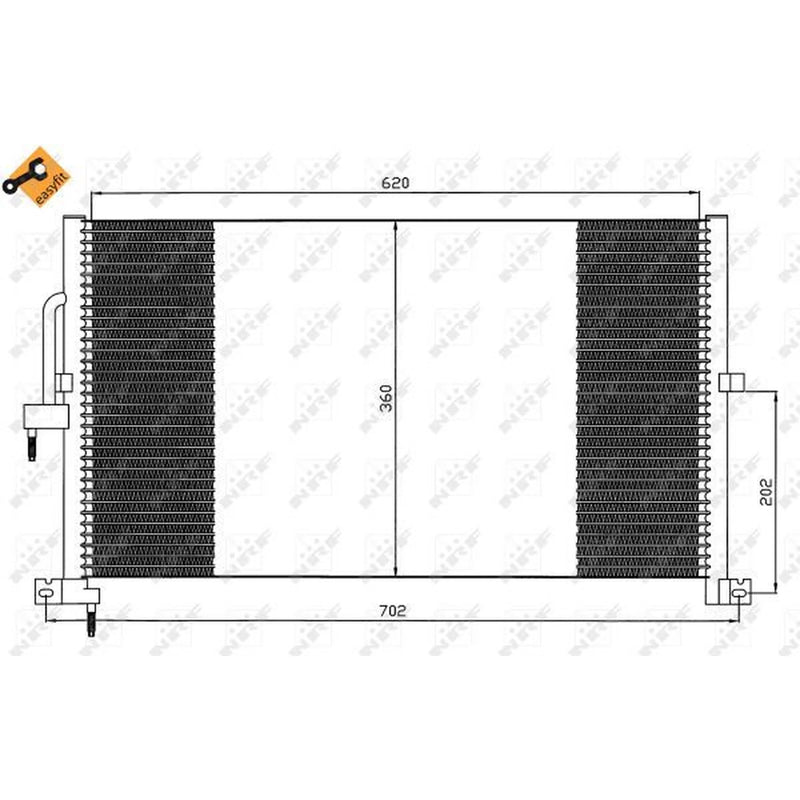 NRF Air Conditioning Condenser 35603