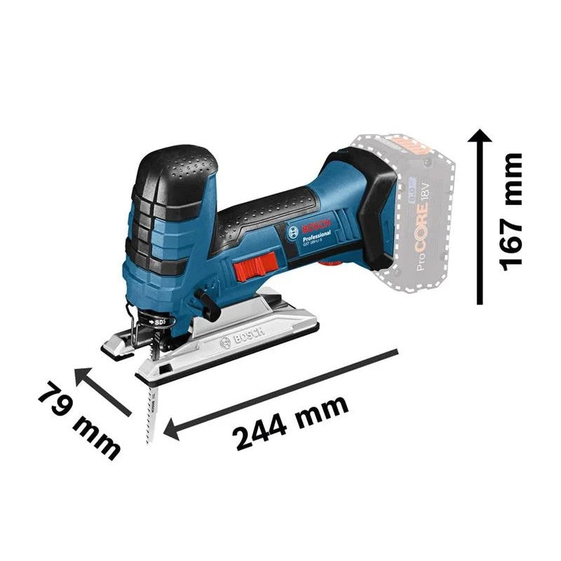 Bosch GST 18V-Li S 18V Professional Barrel Grip Jigsaw Bare Unit + L-BOXX