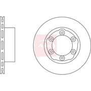 Apec 2 x Vented Brake Discs DSK2908