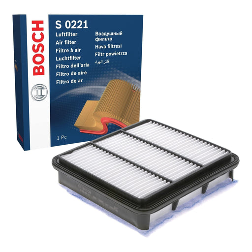 Genuine Bosch Car Air Filter S0221 Fits Mitsubishi L200 Did - 2.5 - 09-15 F02640 Bosch  - Town Parts