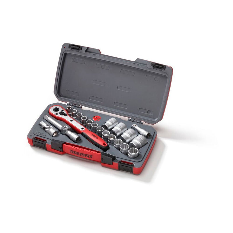 Teng Tools Socket Set MECCA PRO 1/2" Drive 21 Pieces