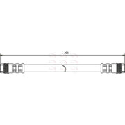 Apec Brake Hydraulic Hose Line Rear HOS3178